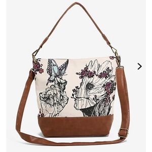 Guardians Of The Galaxy Groot Floral Crossbody Bag